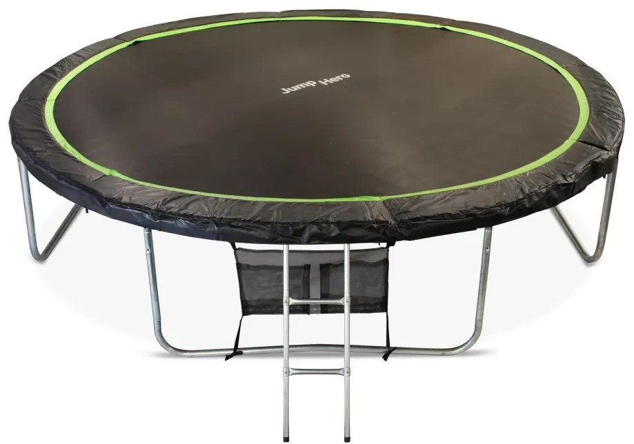 Tuintrampoline met veiligheidsnet aan buitenkant 366cm Jump Hero 12FT