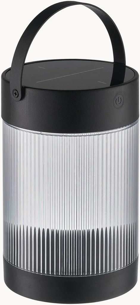 Draagbare solar LED-tafellamp Coupar, dimbaar