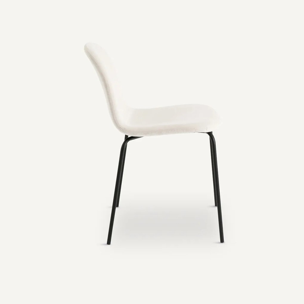 Stoel in fluweel Tibby