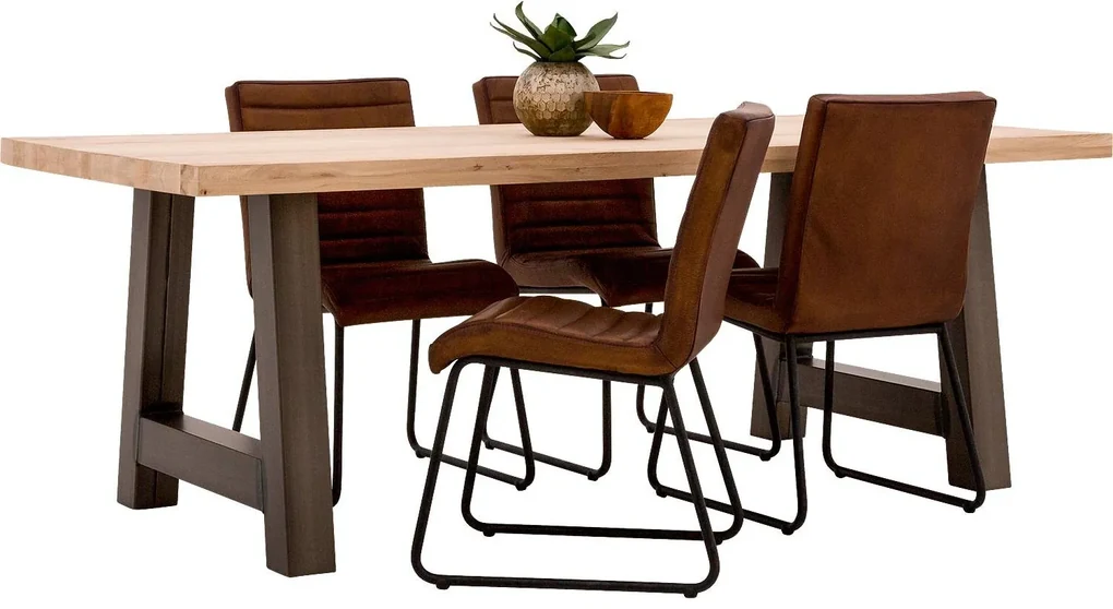 Goossens Eettafel Blade, Strak blad 300 x 100 cm 6 cm dik