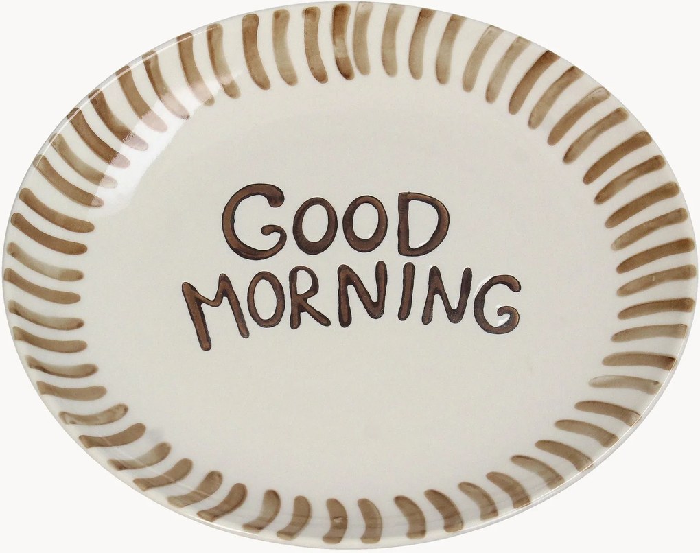 Ontbijtborden Good Morning, 6-delig