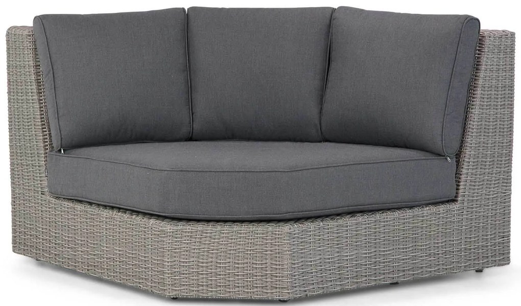 Hoek loungeset 5 personen Wicker Grijs  Garden Collections Oxford/Westfield