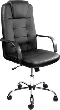 Luxe executive bureaustoel in hoogte verstelbaar met een uitstekend zitcomfort