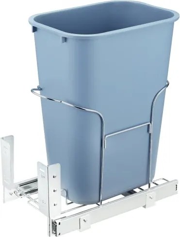 VEVOR Uitschuifbare afvalbak, 35 L container, onderbouw-keukenafvalbak met schuif en handgreep, laadvermogen 50 kg, ingebouwde afvalbak Multifunctionele afvalbak voor keukenkastjes, gootsteen etc.