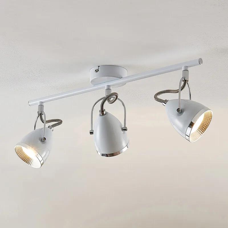 Jadon LED plafondspot wit 3-lamps lang - lampen-24