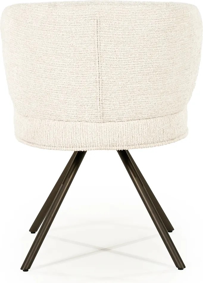 Eleonora Jayson Eetstoel Brons Frame Beige