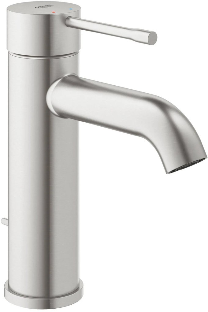 Grohe Essence New 1-gats wastafelmengkraan Supersteel