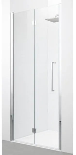 Novellini Young 2.0 1BS vouwdeur voor nis 97/101x200cm links matchroom/satin y21bs97s-4b
