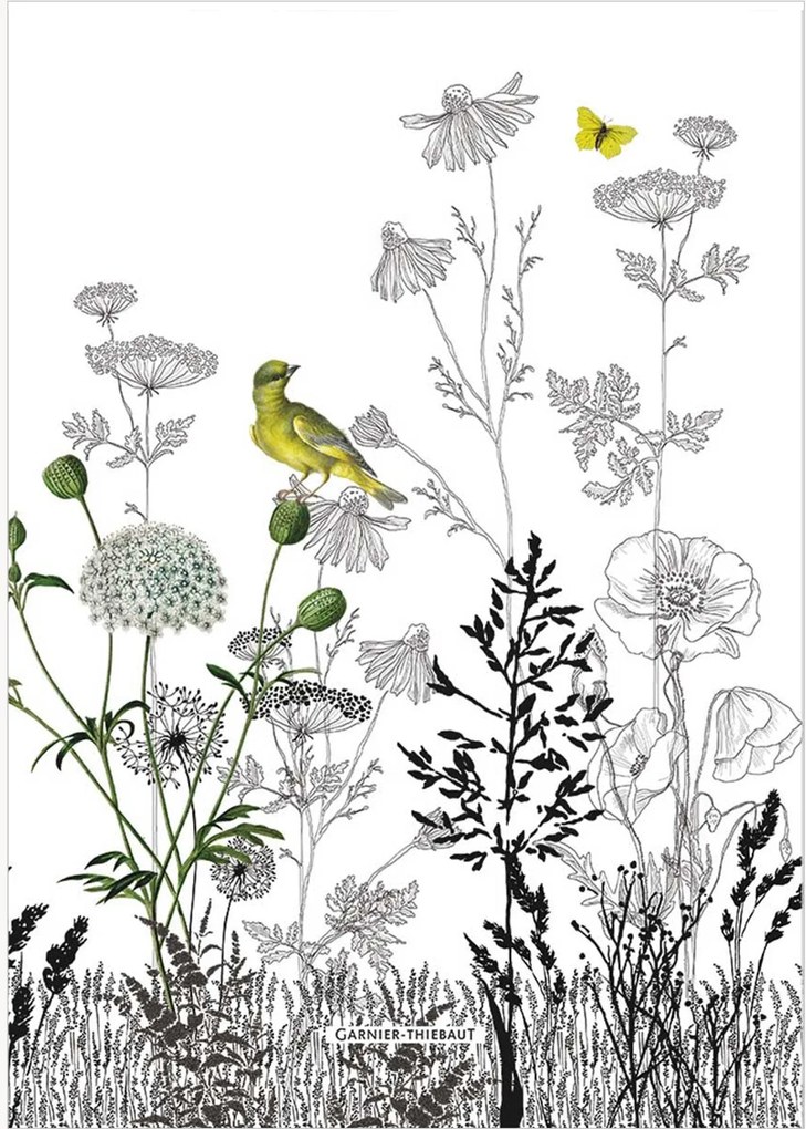 Theedoeken Escapades Printemps, 4-delig