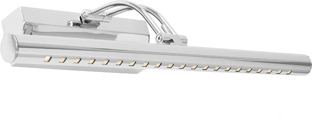 Wandlamp, azuurblauwe LED boven een spiegel 5W 40CM APP364-1W CHROME