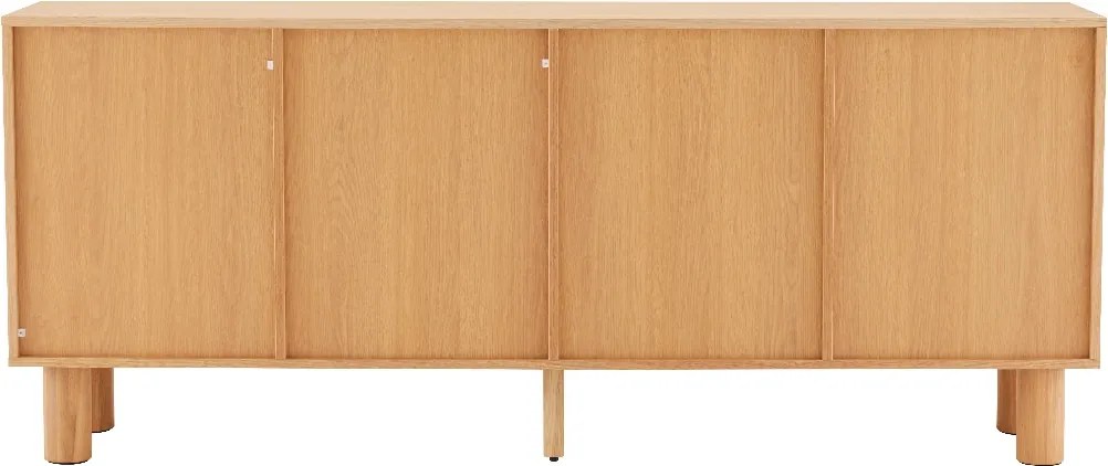 Eiken Dressoir Modern - 180x40x75cm.