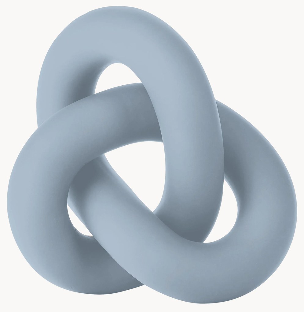 Handbeschilderd decoratief object Knot, H 9 cm