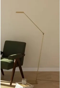 Valtyn Led Vloerlamp Van Metaal Goud - Sklum