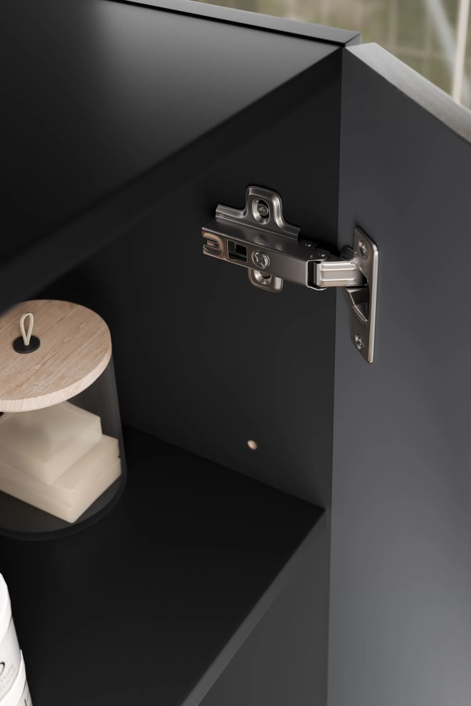 Comad Talia Casella kolomkast 30x25x140cm eiken/zwart