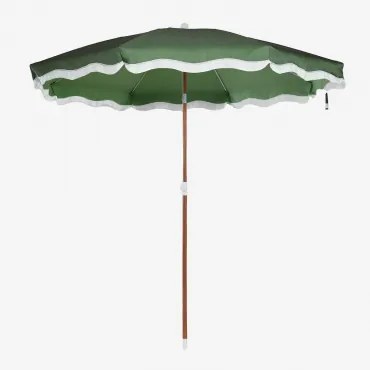 Parasol Ø230 Cm In Stof En Staal Jarko Groen – Kool - Sklum