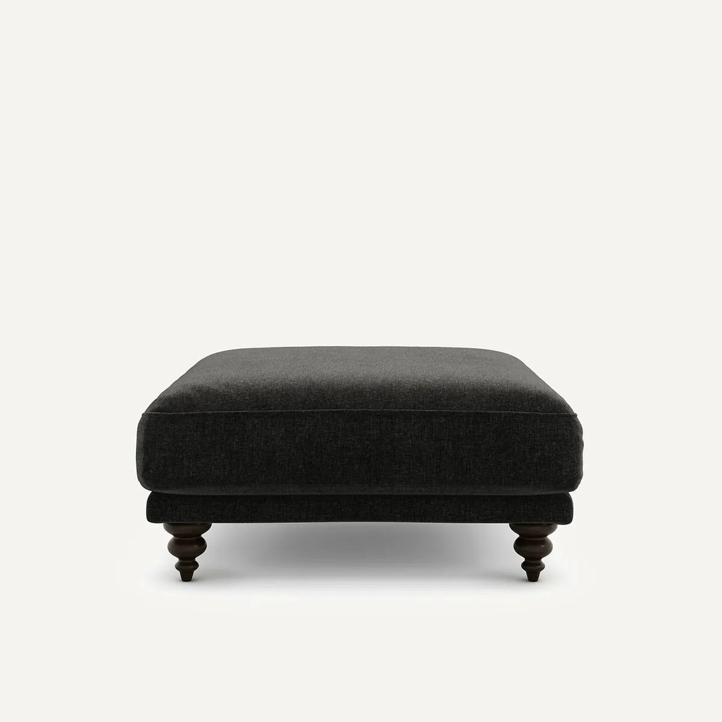 Voetenbank van fluweel chenille, Lazare