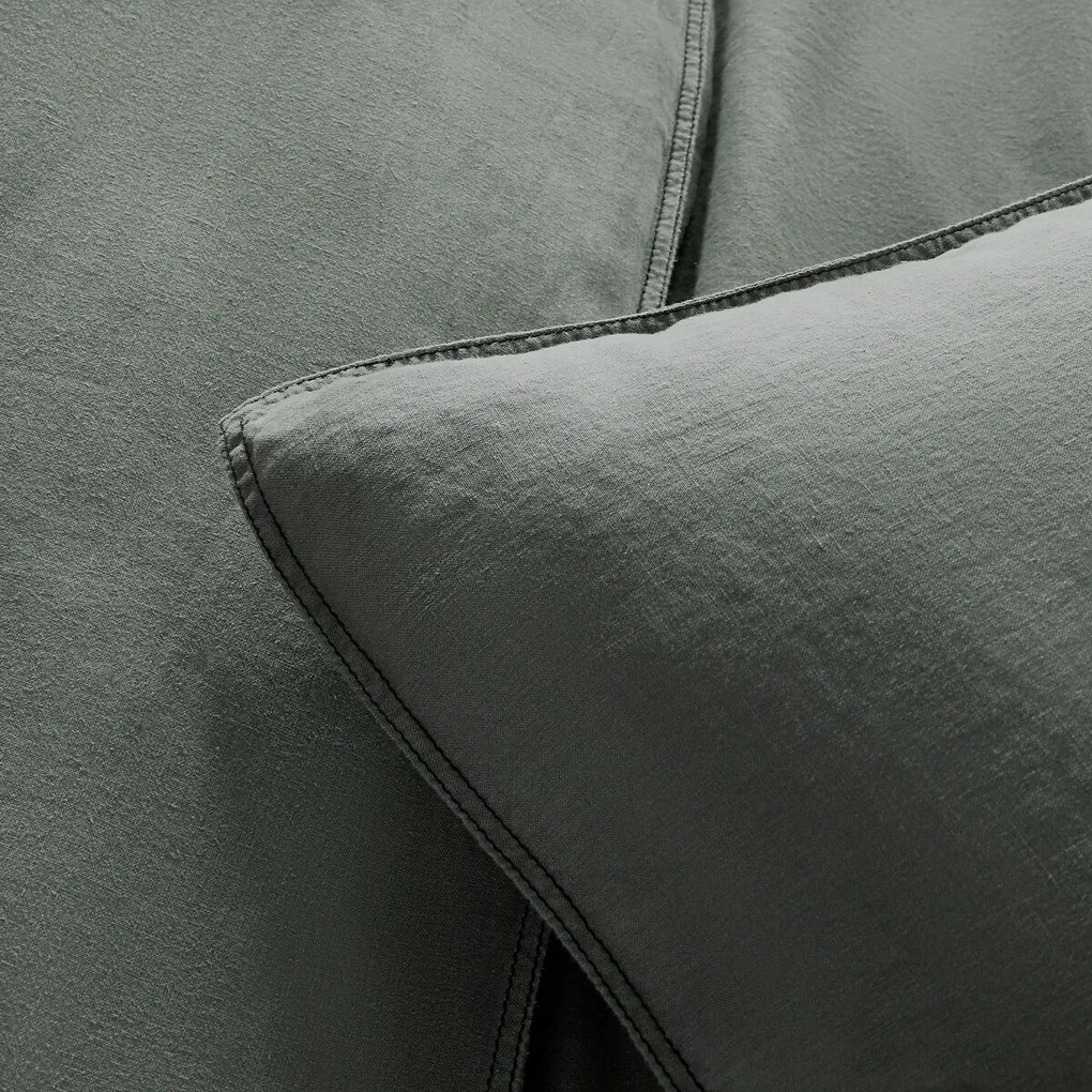 Dekbedovertrek in zuiver gewassen hennep, Helm