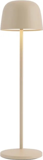 Tafellamp beige incl. LED oplaadbaar met laadstation IP65 - Raika