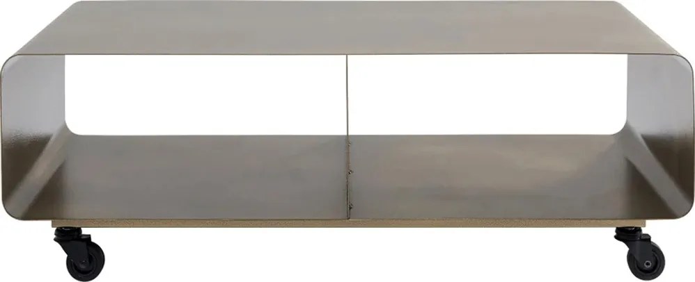 Tv-meubel Op Wielen Brons - 90x42x30cm.