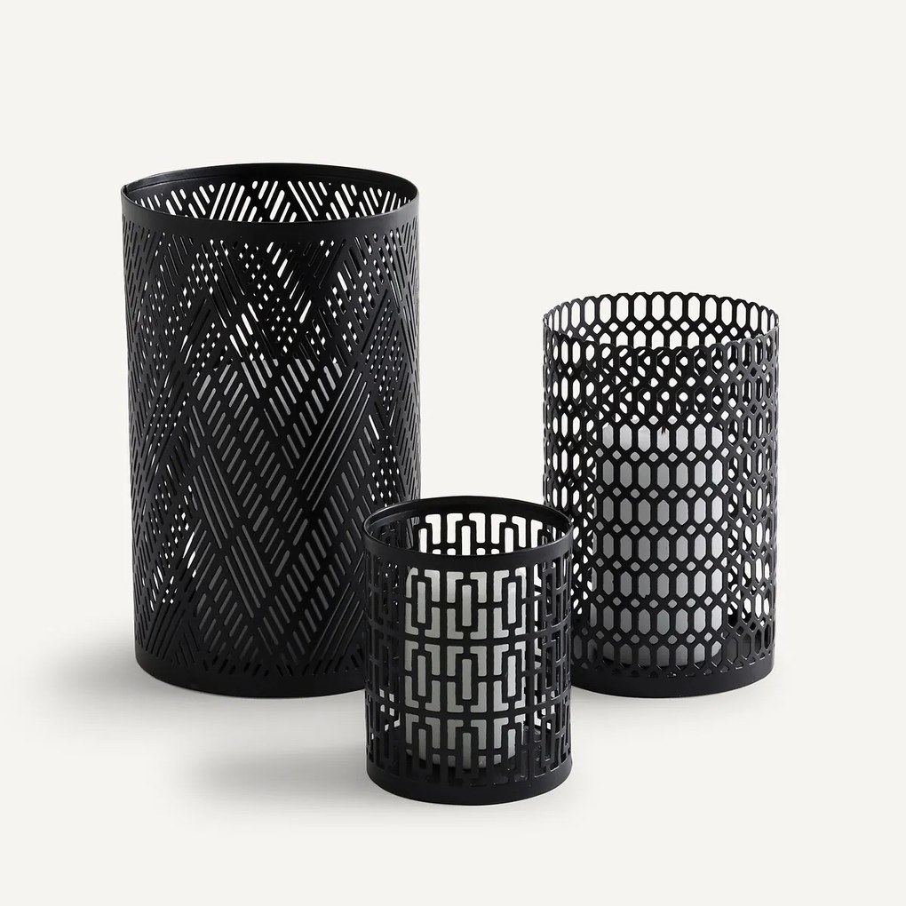 Metalen kaarshouders, Bataglia (set van 3)