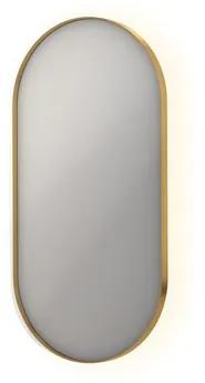 INK SP21 Spiegel - 50x4x100cm - LED onder en boven colour changing - dimbaar - in stalen kader - aluminium Mat goud 8408967