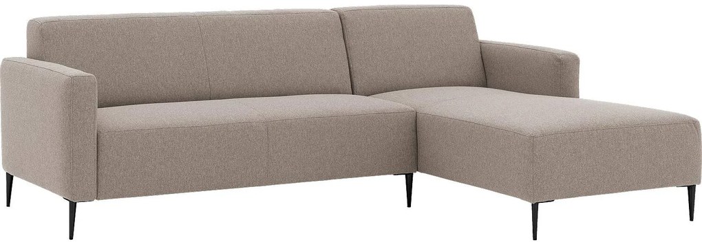 Goossens Key West grijs, stof, 2,5-zits, modern design