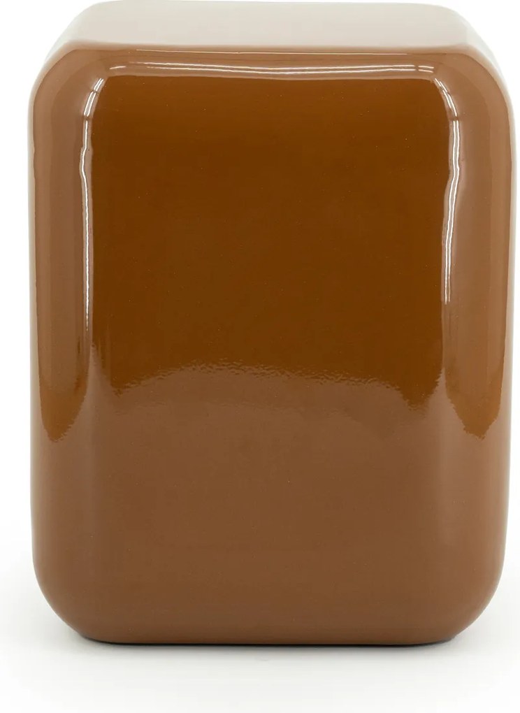 Krukje Glanzend Mosterd - 34 X 34cm.