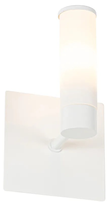 Moderne badkamer wandlamp wit IP44 - Bath
