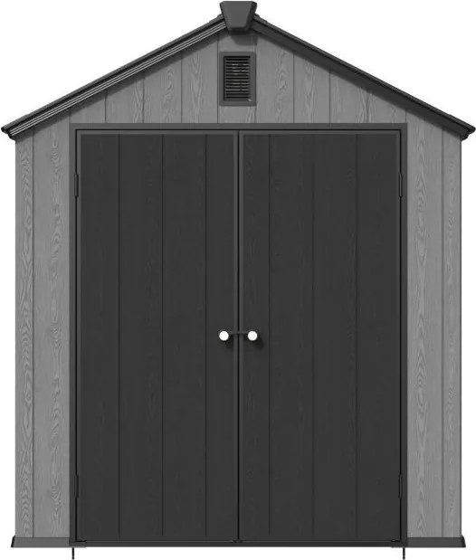 Kunststof tuinhuisje voor gereedschap Mandal 1,9 x 2,4 m CoverTech antraciet