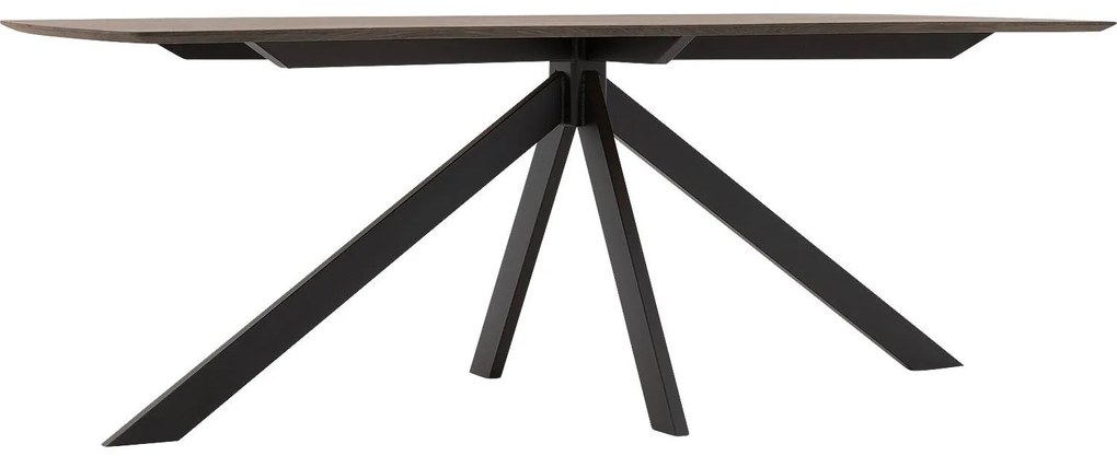 Goossens Excellent Eettafel Uniek, Semi rechthoekig 200 x 100 cm