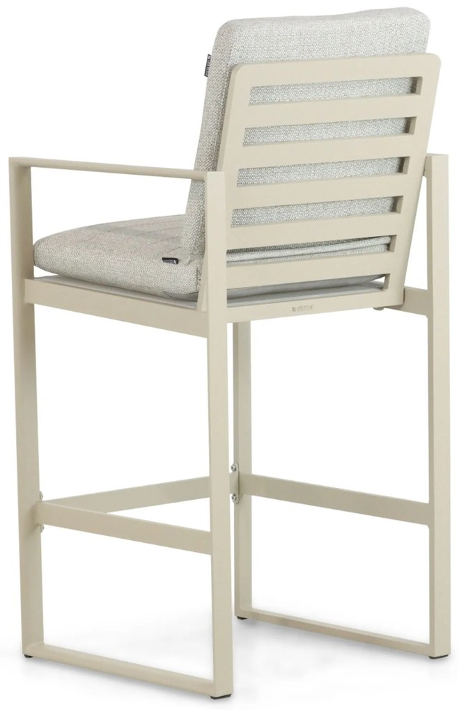 Barstoel Aluminium Taupe-naturel-bruin Lifestyle Garden Furniture Nuno