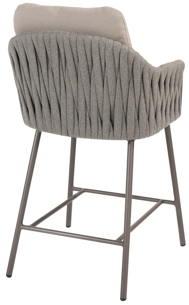 Taste by 4 Seasons Cannes high dining set met Soho bartafel 220 cm Tuinstoel   bruin weerbestendig