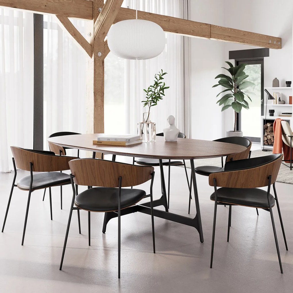 Dan-Form Ooid Design Eettafel Ovaal Samenstellen - 220 X 110cm.