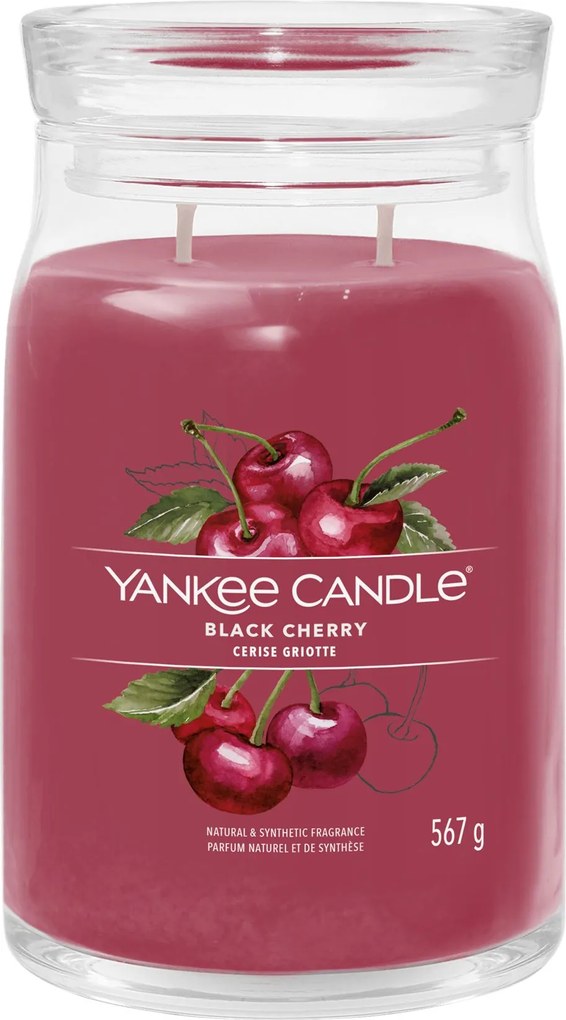 Yankee Candle geurkaars - Black Cherry - Signature Large Jar