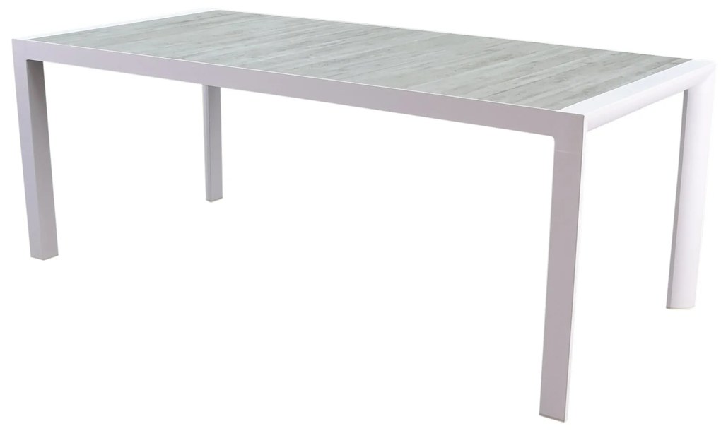 New Delhi dining tuintafel 220x100xH74,5 cm wit