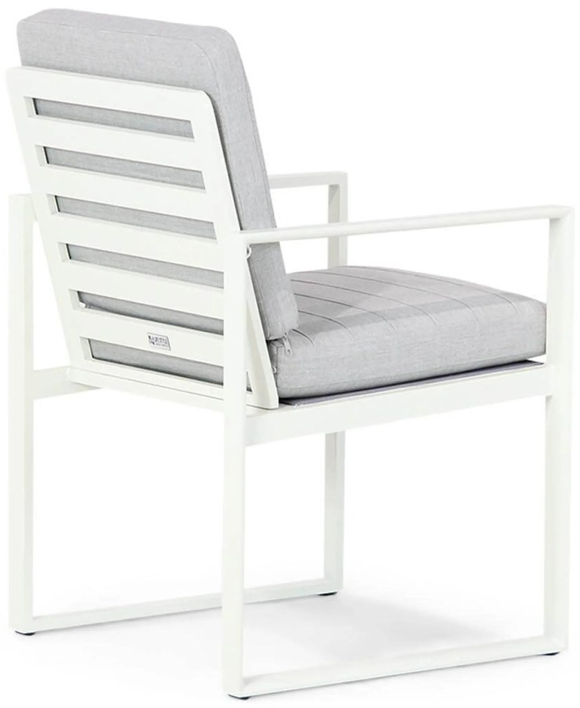 Tuinset 4 personen 180 cm Aluminium Wit Santika Furniture Santika