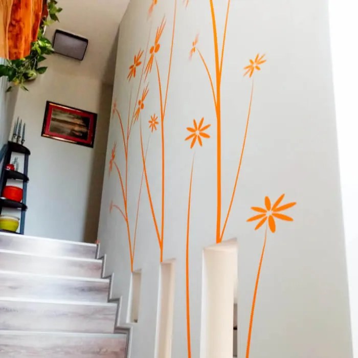 INSPIO Sisi bloemen – muurstickers