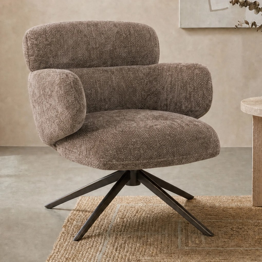 Fauteuil Draaibaar Champagne