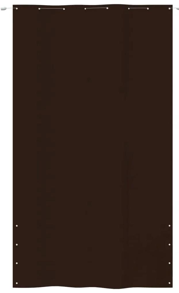 vidaXL Balkonscherm 160x240 cm oxford stof bruin
