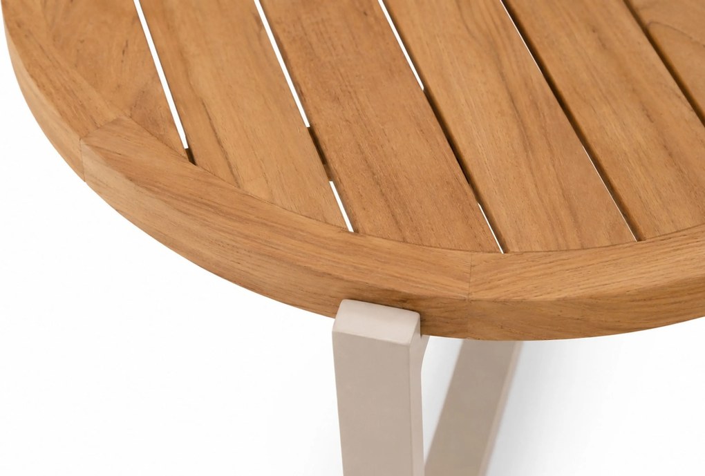 Stoel en Bank Loungeset 5 personen Wicker Taupe Apple Bee Cocoon/Monaco