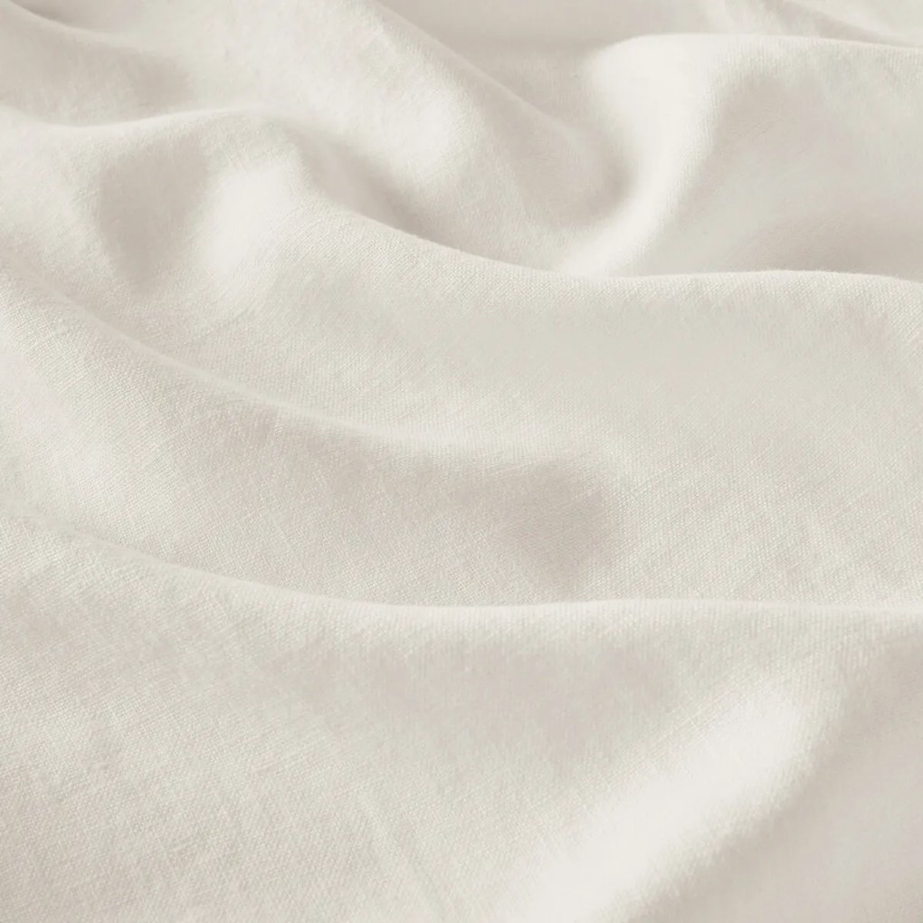 Linnen gordijn afgewerkt met aangerimpeld biesje, Elba