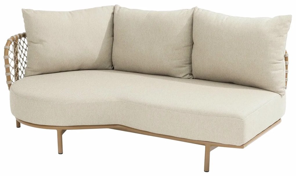 De Martinique hoek loungebank amber XL SALE