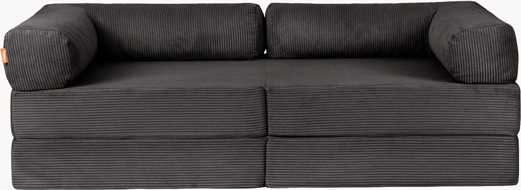 Modulaire fluwelen bank Family Funzy (2-zits)