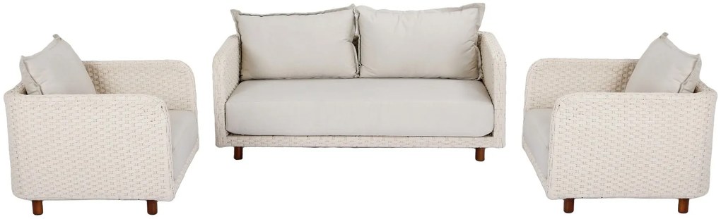 The Outsider Loungeset - Stoel bank - Nayan - Wicker - Off White - The Outsider