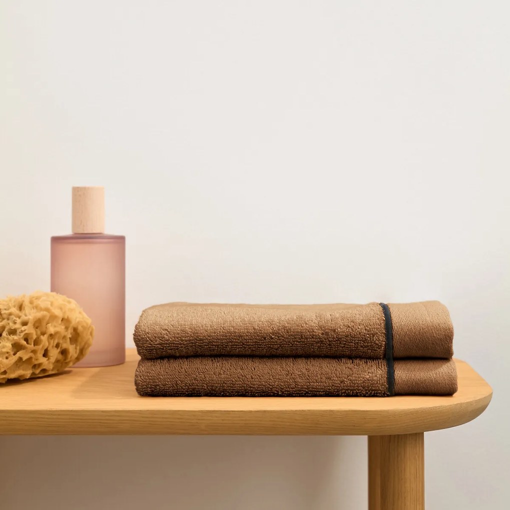 Set van 2 gastendoekjes, gekamd katoen 675g/m², Victor