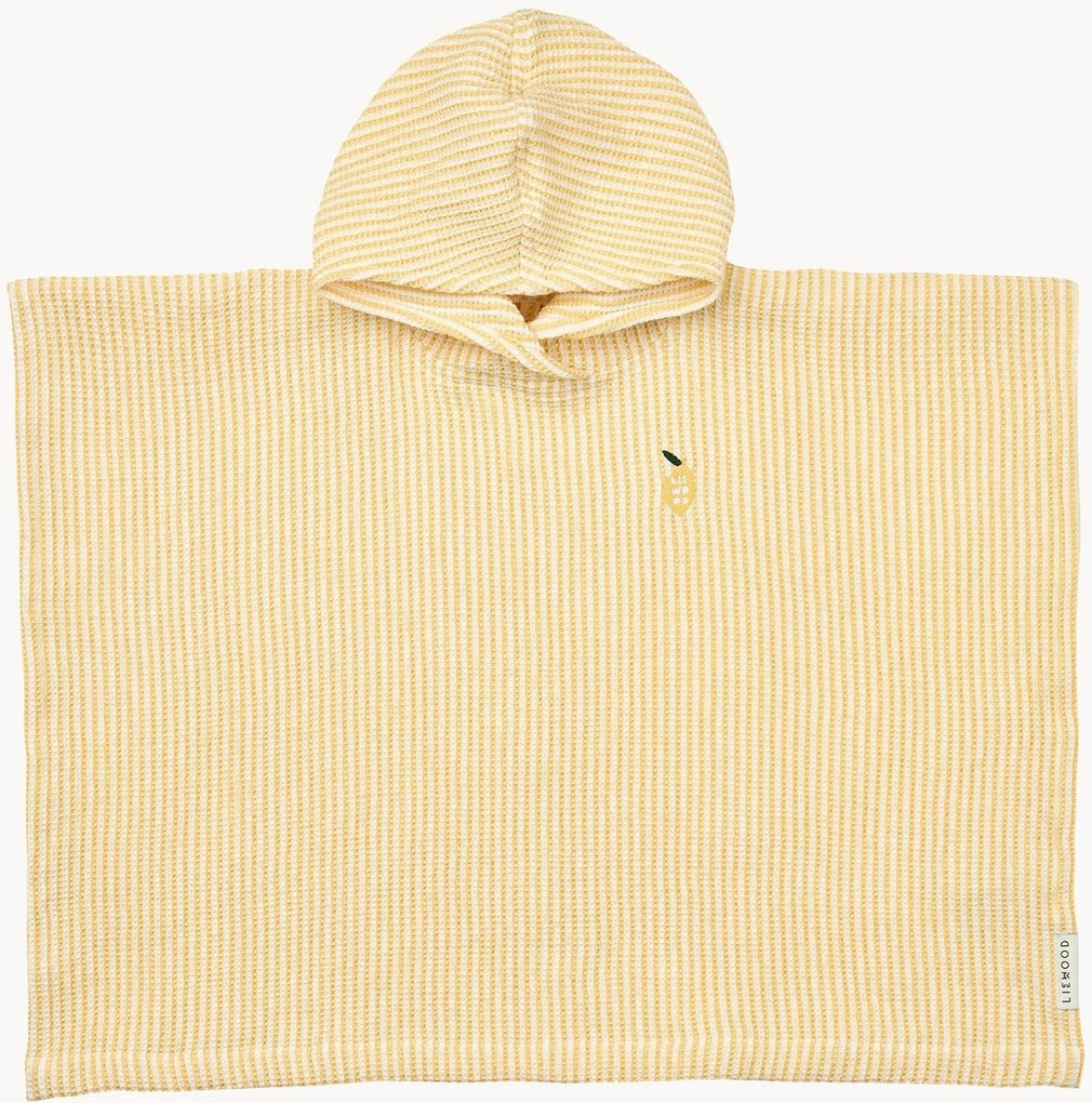 Kinderponcho Paco van biokatoen, in verschillende maten