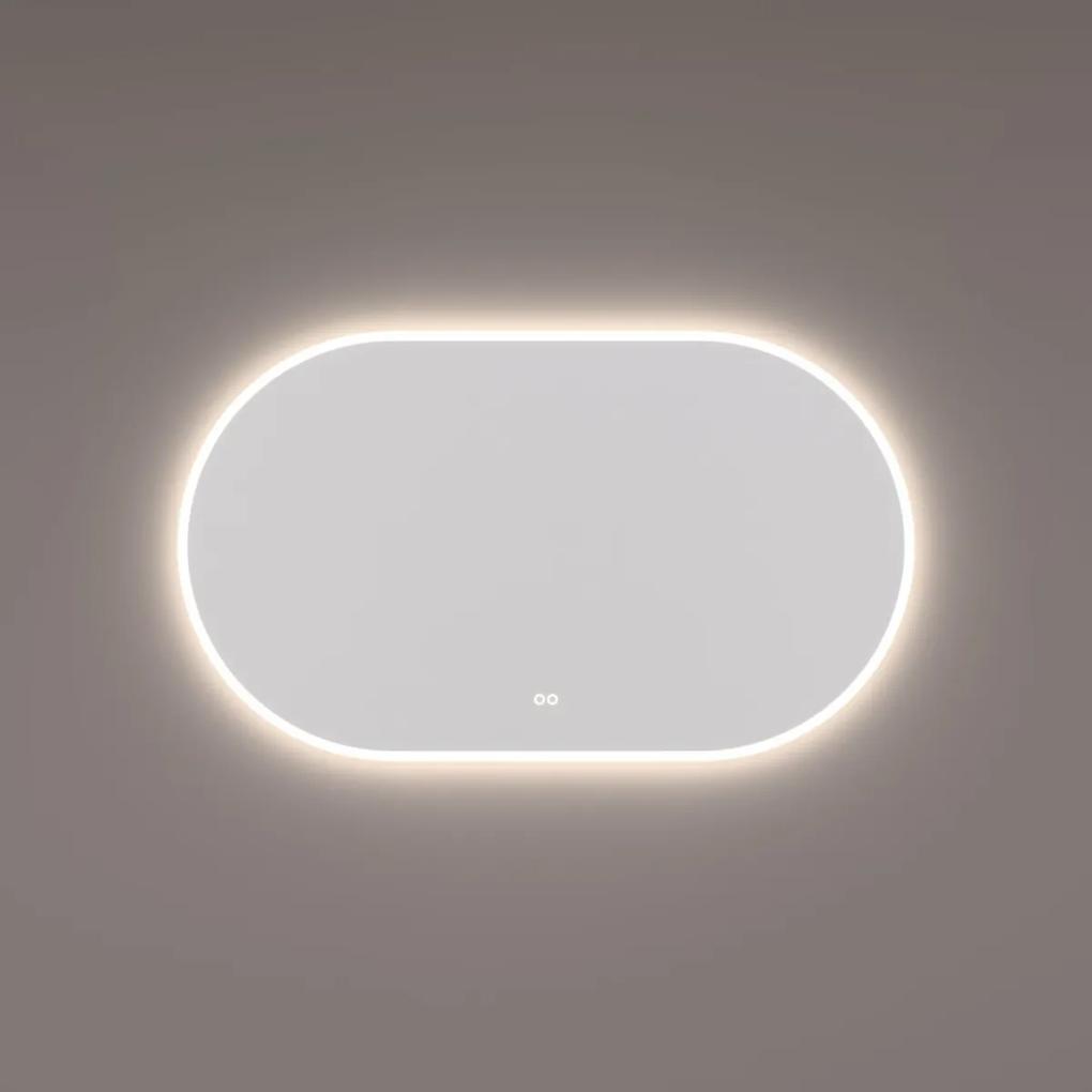 Hipp Design 13700 ovale spiegel 160x70cm met LED en spiegelverwarming