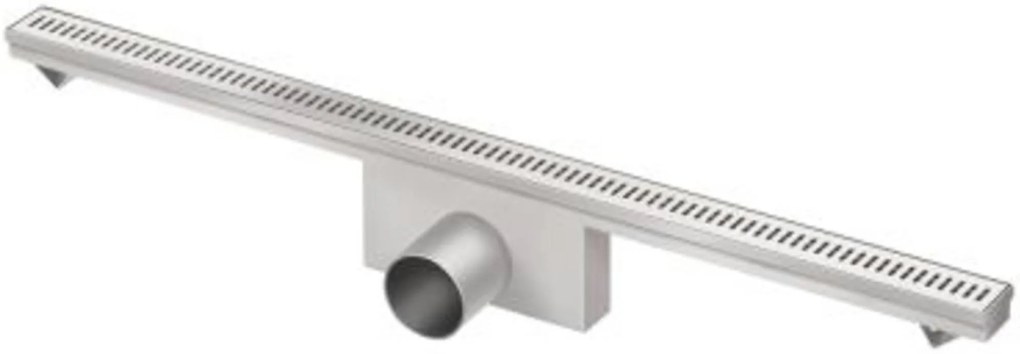 Van Den Berg Perfect Line douchegoot 600x35 mm met rooster RVS