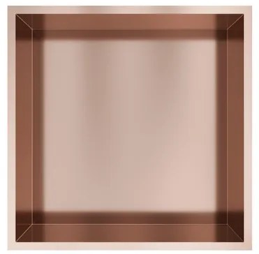 Hotbath &MORE Inbouwbox of inbouwnis - 30x30x10 - Geborsteld koper PVD BOX030BCP