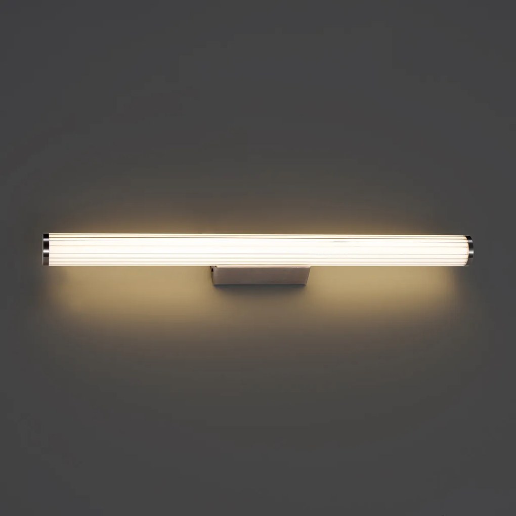 Retro wandlamp gunmetal 80.4cm incl. LED IP44 - Coco